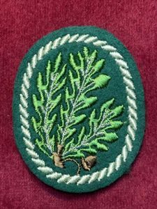 3rd Reich Wehrmacht Ärmelabzeichen Jägertruppe