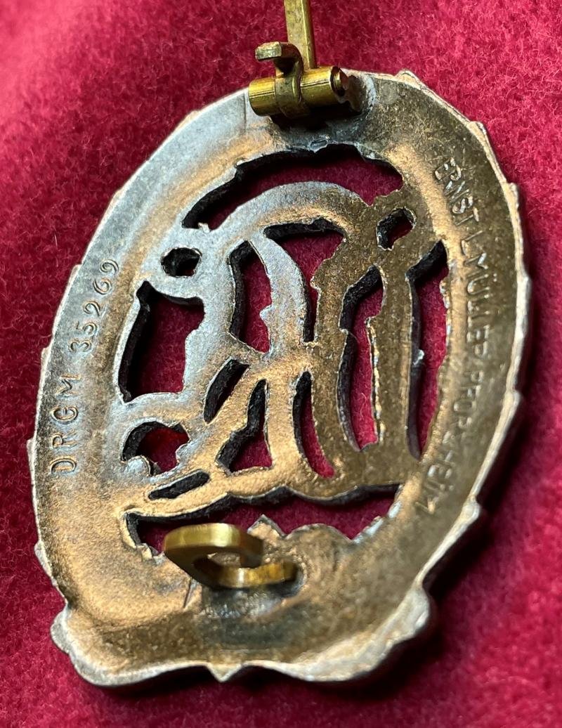 3rd Reich DRL Zink Sportabzeichen (Ernst L. Müller) — image 4