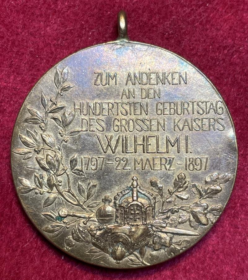 Kaiserreich Zentenarmedaille - Kaiser Wilhelm I — image 2