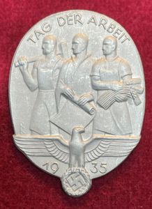 3rd Reich DAF Tag der Arbeit 1935 abzeichen