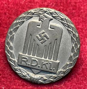 3rd Reich RDKL Silberne Ehrennadel für 15 jährige Mitgliedschaft