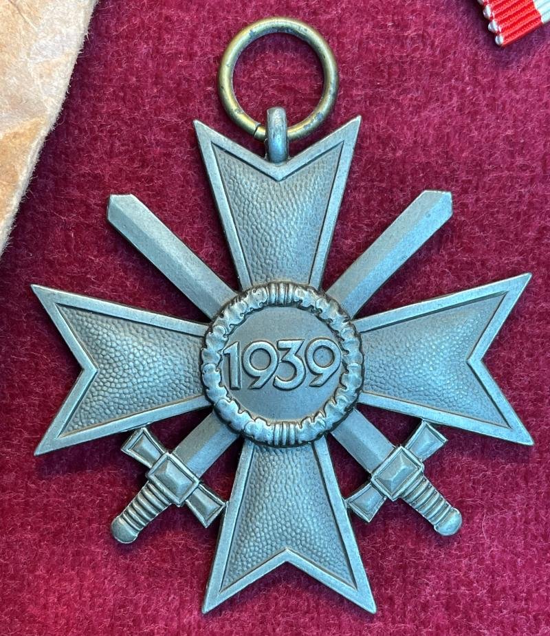 3rd Reich KVK mit Schwertern 2. Klasse, 1939 mit Tüte (Förster & Barth) — image 5