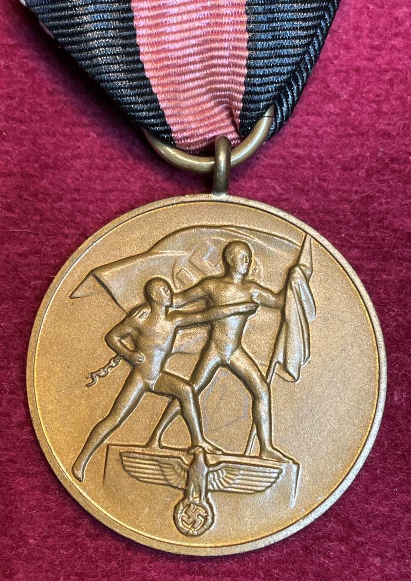 3rd Reich Anschluss Sudetenland Medaille — image 3