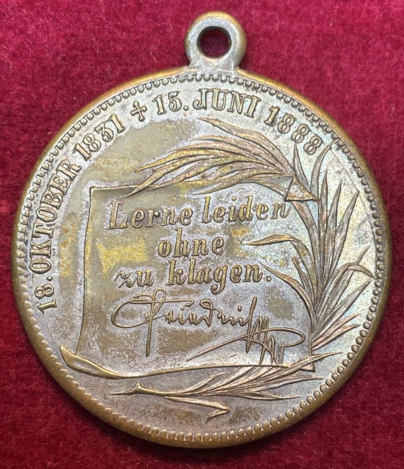 Kaiserreich Erinnerungsmedaille Friedrich Deutscher Kaiser König v. Preussen — image 2