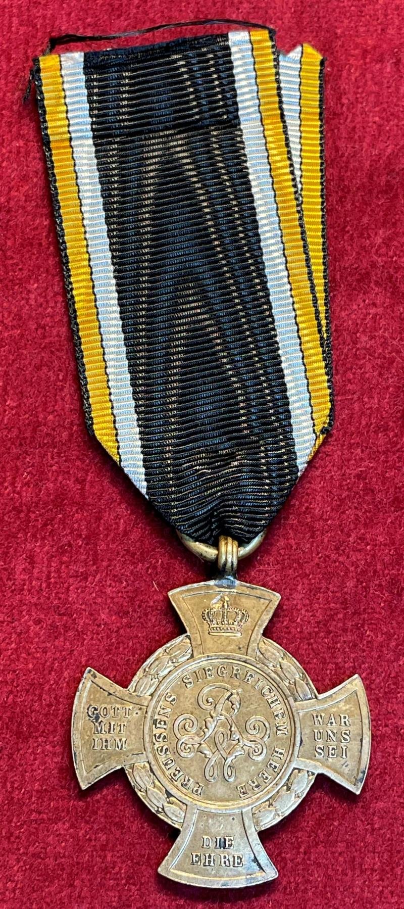 Preussen Erinnerungskreuz 1866 Treuen Kriegern — image 2