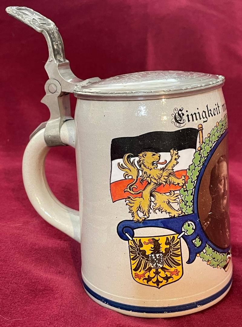 Kaiserreich Patriotische Krug Einigkeit macht Stark! — image 2