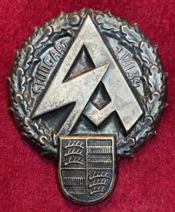 3rd Reich Veranstaltungsabzeichen SA Treffen Stuttgart 1934
