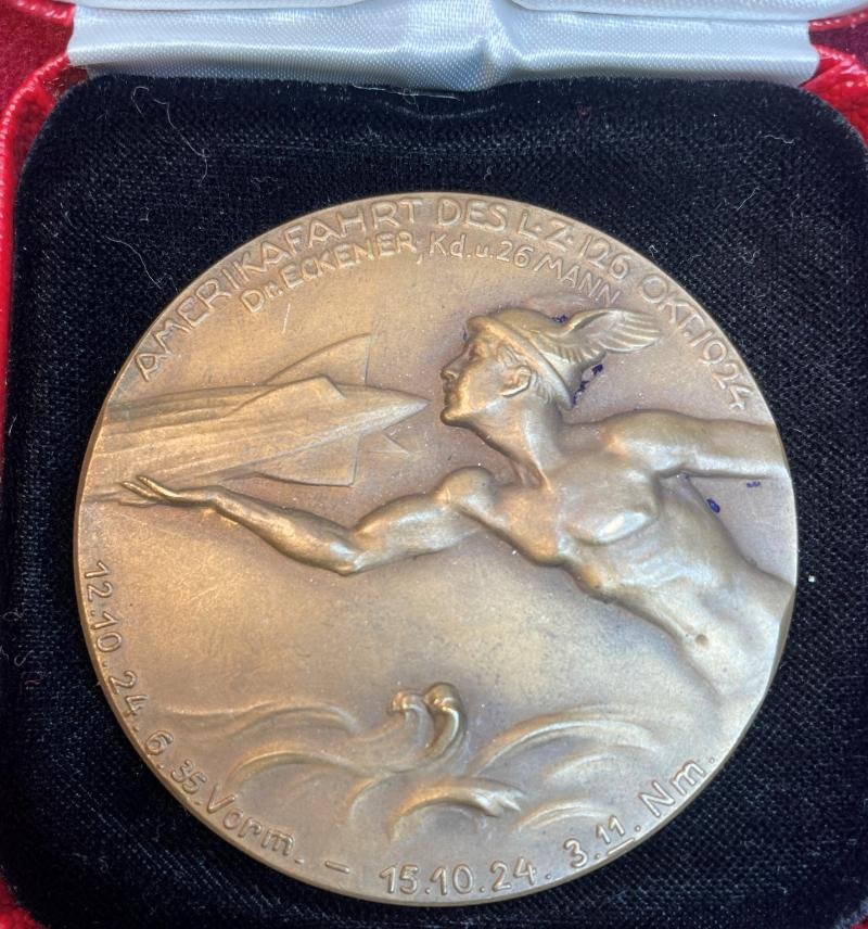 Deutsche Reich Medaille Amerikafahrt des LZ 126 Oktober 1924 — image 3