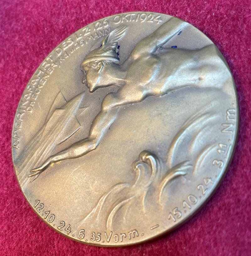 Deutsche Reich Medaille Amerikafahrt des LZ 126 Oktober 1924 — image 4