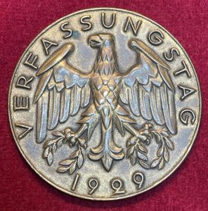 Deutsche Reich Auszeichnungsmedaille 'Ehrenpreis des Reichspräsidenten' in Bronze 1929