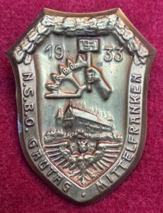 3rd Reich NSBO Gautag Mittelfranken 1933