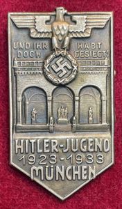 3rd Reich HJ 1923-1933 München 'und ihr habt doch gesiegt'