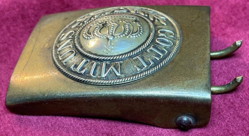 Kaiserreich koppelschloss für Mannschaften Gott Mit Uns — image 3