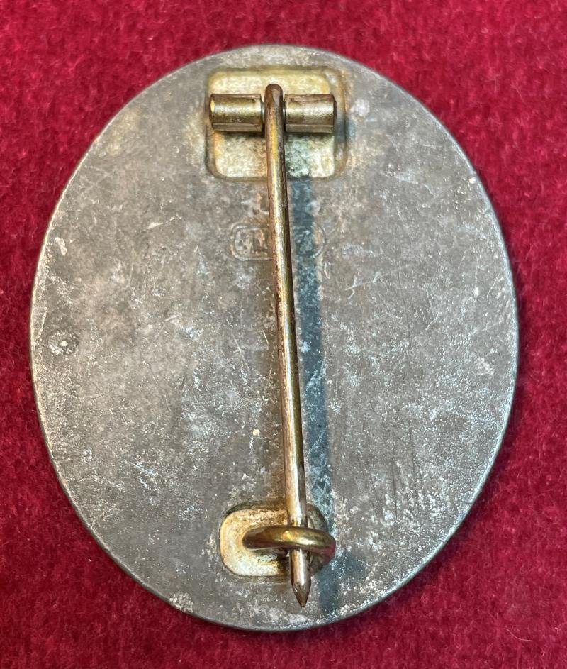 3rd Reich Verwundetenabzeichen in Silber 107 (entnazifiziert) — image 2