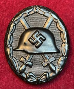 3rd Reich Verwundetenabzeichen 1939 in schwarz