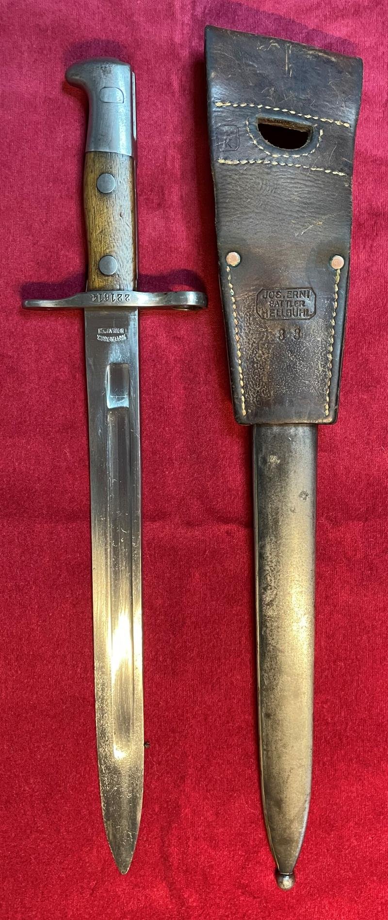 Swiss bayonet M1899 Waffenfabrik Neuhausen — image 3