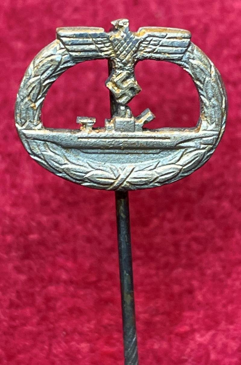 3rd Reich Kriegsmarine U-boot Kriegsabzeichen miniatur — image 2