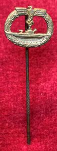 3rd Reich Kriegsmarine U-boot Kriegsabzeichen miniatur