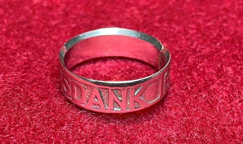 Kaiserreich Patriotischer Vaterlandsdank 1914 ring — image 3