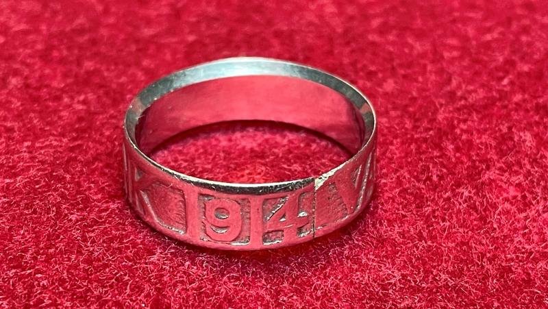 Kaiserreich Patriotischer Vaterlandsdank 1914 ring — image 4