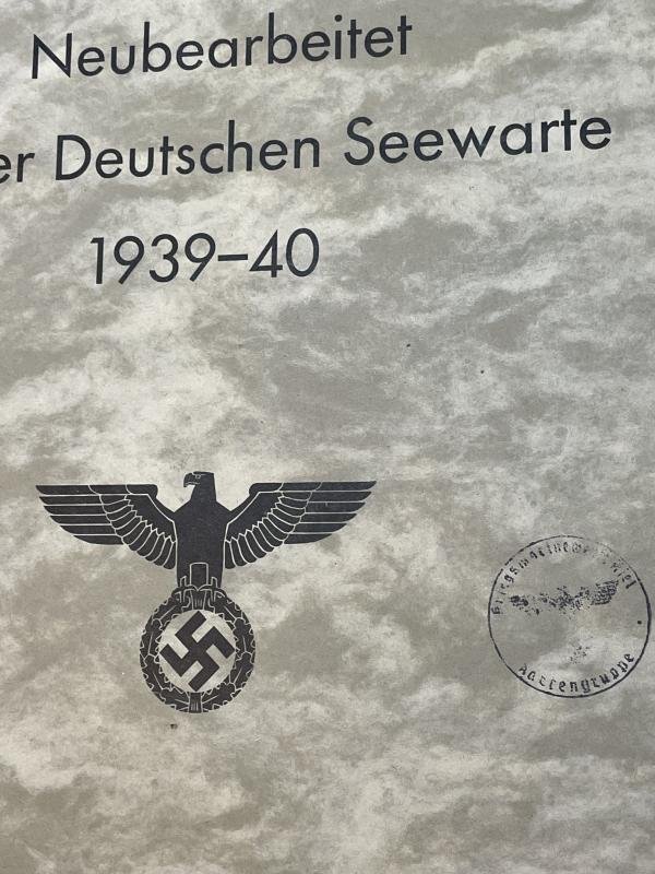 3rd Reich Kriegsmarine Monatskarten Nordatlantischen Ozean — image 2