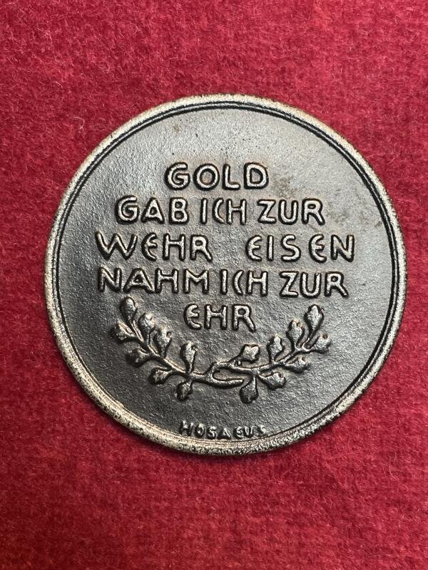 Kaiserreich Notmedaille In Eiserner Zeit 1916 — image 2