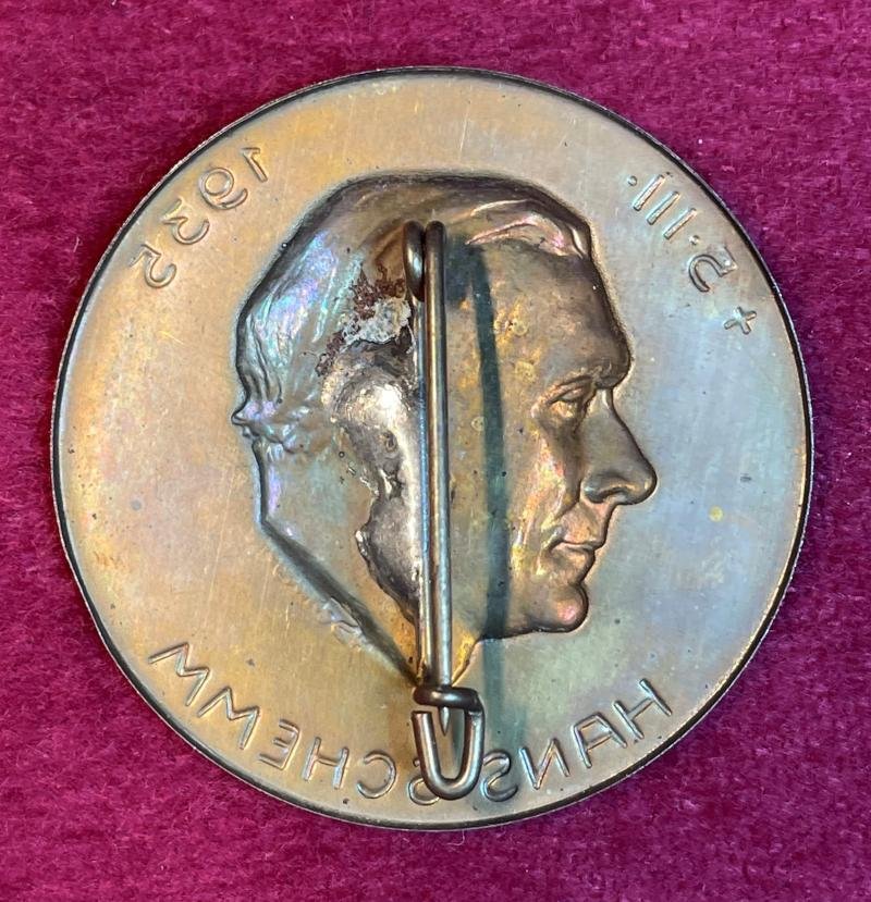 3rd Reich Gauleiter Hans Schemm abzeichen — image 2