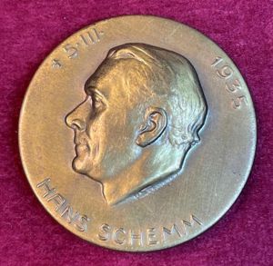 3rd Reich Gauleiter Hans Schemm abzeichen