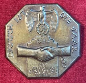 3rd Reich Deutsch ist Die Saar 1934