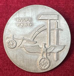 3rd Reich DAF Tag der Arbeit 1936 abzeichen