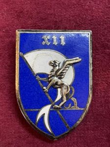 France Insigne métallique La 12e brigade mécanisée