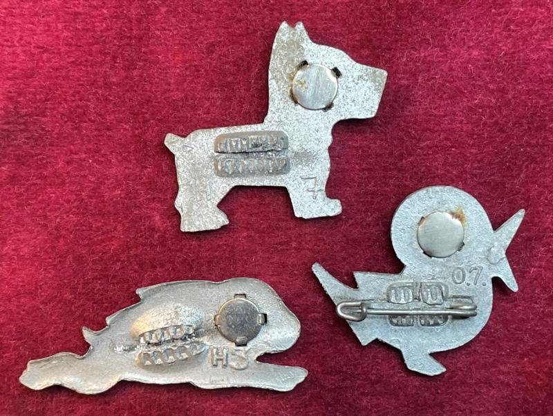 3rd Reich WhW Tierabzeichen (3 pcs.) — image 2
