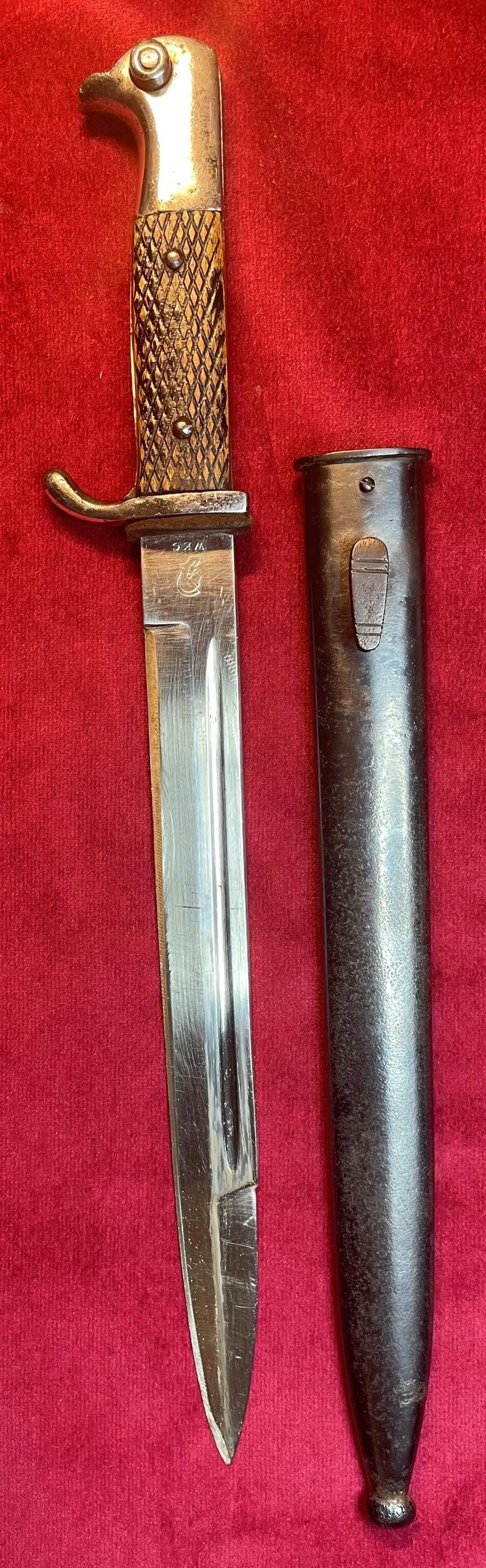 3rd Reich KS98 Bayonet WKC — image 2