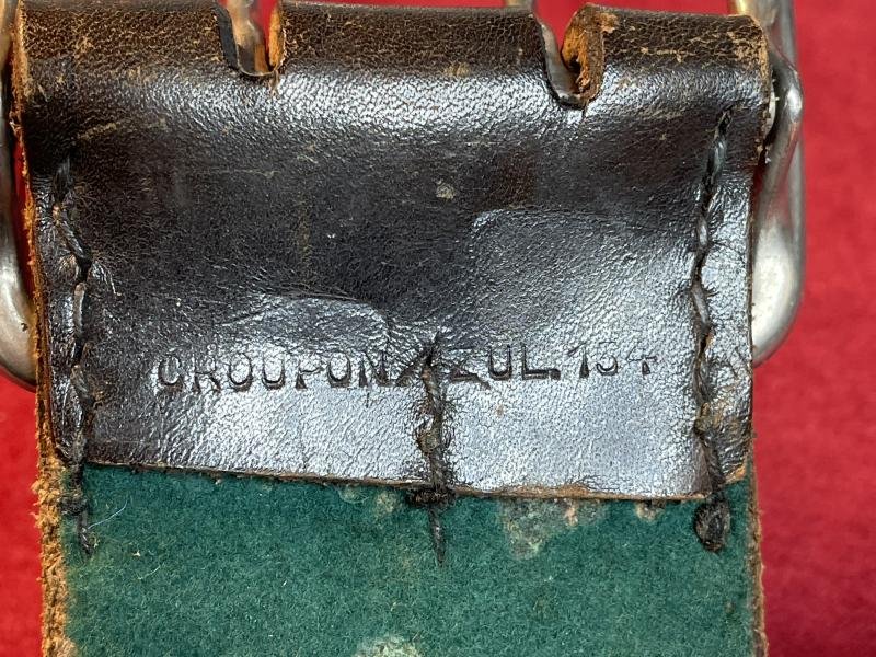 3rd Reich SA/ NSKK leder Zweidorn Gürtel (Assmann) — image 4