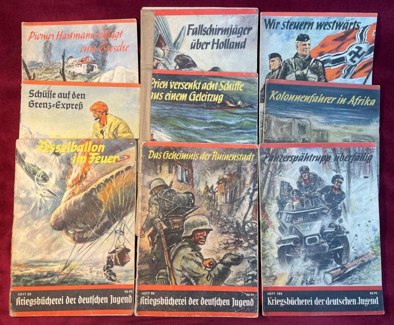 3rd Reich Kriegsbucherei Der Deutschen Jugend (6 pcs.) — image 2