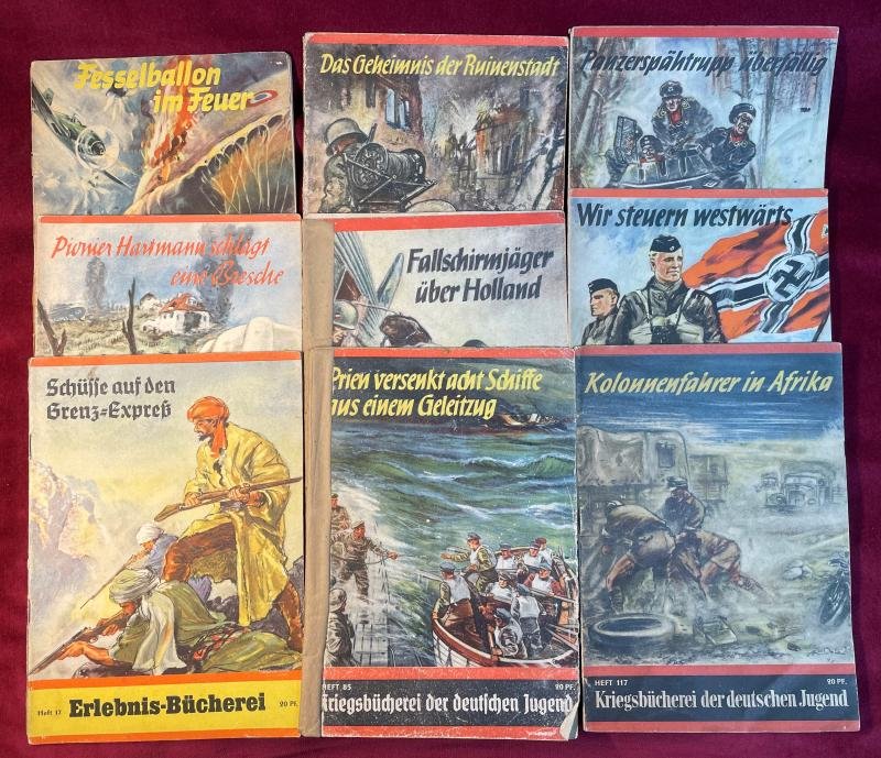 3rd Reich Kriegsbucherei Der Deutschen Jugend (6 pcs.) — image 3