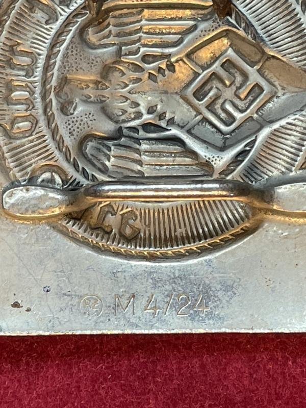 3rd Reich HJ Koppelschloss RZM M4/24 — image 5