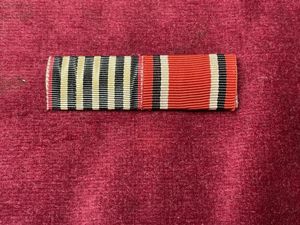 Kaiserreich Feldspange 2 medaillen