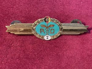 DDR Rückwärtige Dienste Klassifizierungsabzeichen 1. Stufe