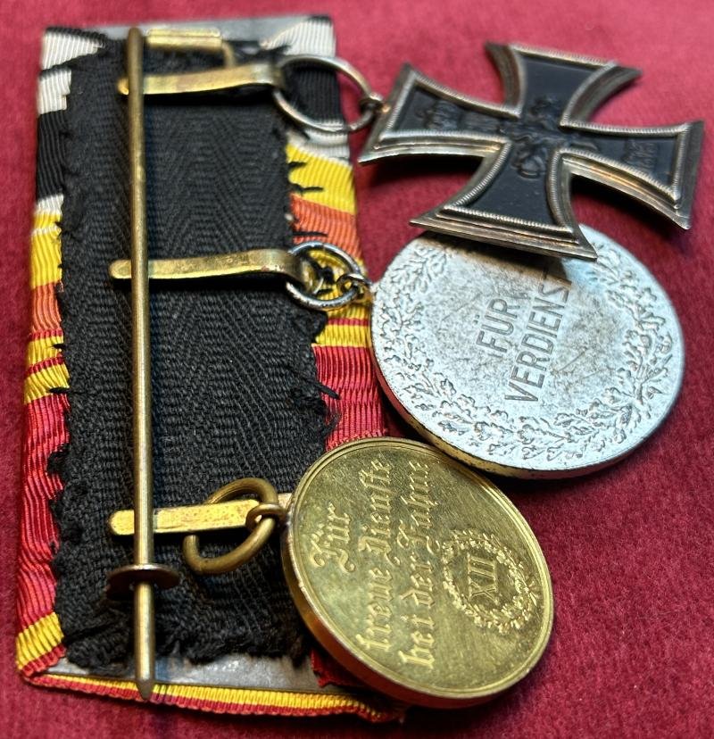 Kaiserreich Ordensspange 3 medaillen (Baden) — image 3