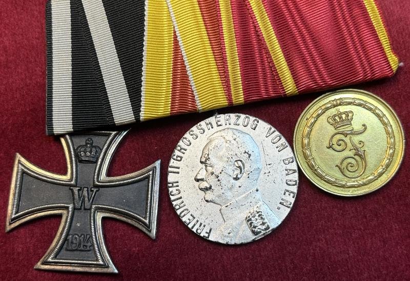 Kaiserreich Ordensspange 3 medaillen (Baden) — image 4