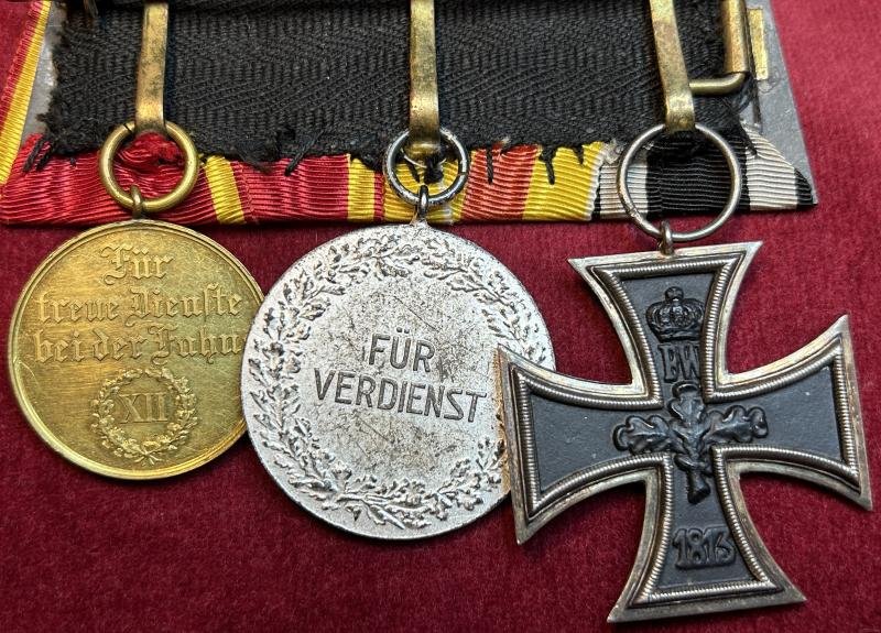 Kaiserreich Ordensspange 3 medaillen (Baden) — image 5