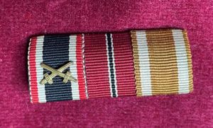 3rd Reich Feldspange 3 medaillen