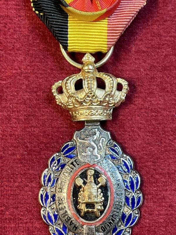 Belgium Habilete Moralite Labor Merit Medal 1st Class Bilingual 1958 — image 2