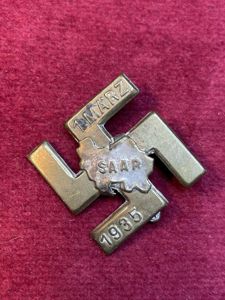 3rd Reich 1 März 1935 Saar abzeichen