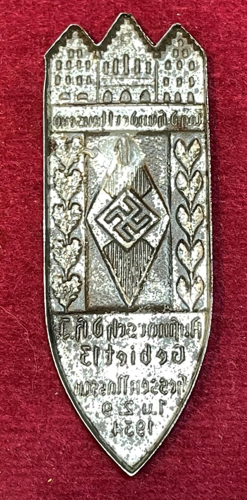 3rd Reich kleinabzeichen HJ Aufmarsch Gebiet 13 — image 2