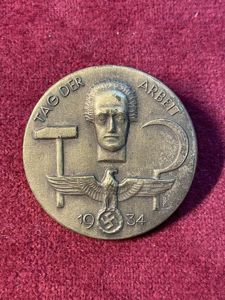 3rd Reich DAF Tag der Arbeit 1934 abzeichen