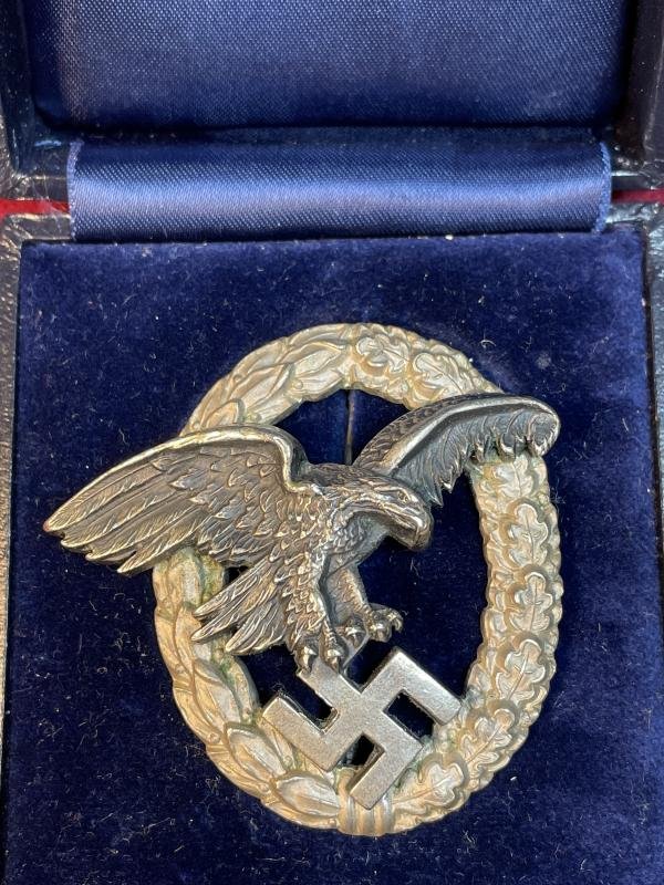3rd Reich Beobachterabzeichen der Luftwaffe (Juncker) — image 2