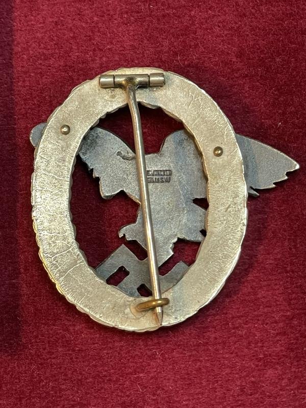 3rd Reich Beobachterabzeichen der Luftwaffe (Juncker) — image 3