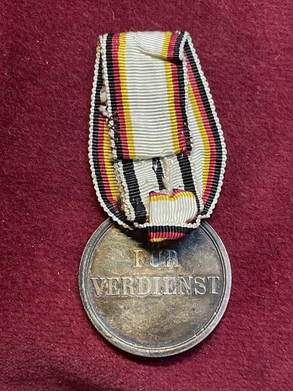 Waldeck und Pyrmont Silberne Verdienstmedaille 1878 — image 2